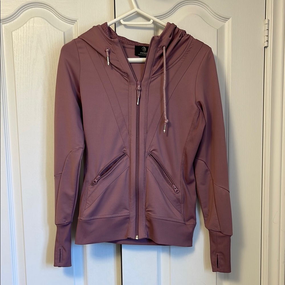 MPG soft pink Zip-Up Hoodie